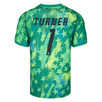 Camiseta Estados Unidos Matt Turner #1 Portero Primera Equipación Replica Mundial 2026 mangas cortas